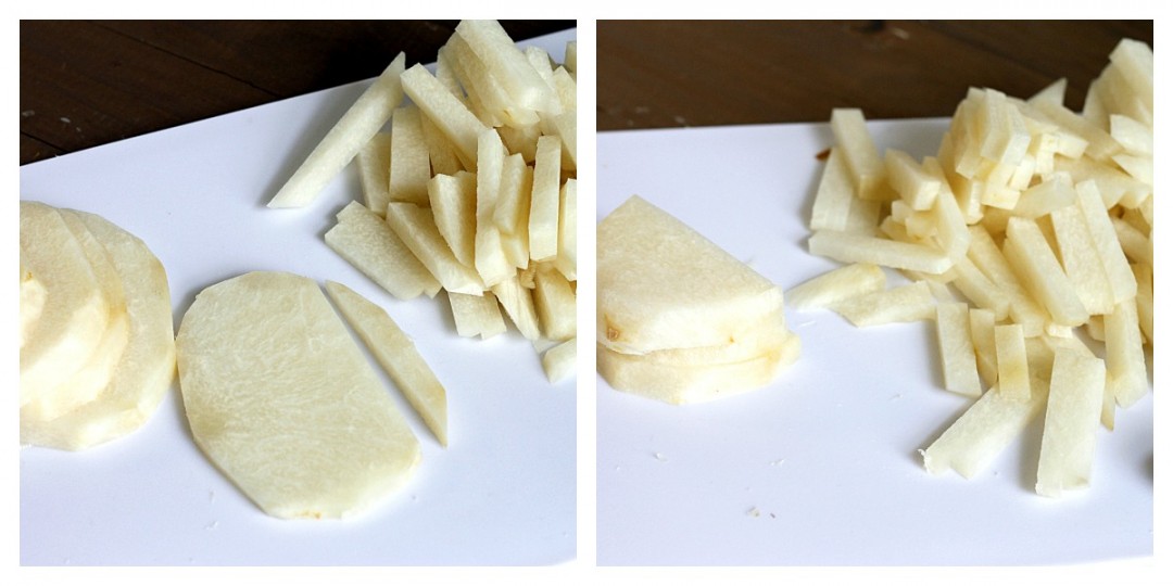 How To Cut a Jicama Belle Vie