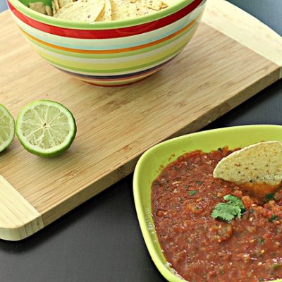 Fire Roasted Tomato Lime Salsa