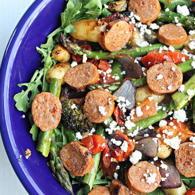 Sausage and Vegetable Salad