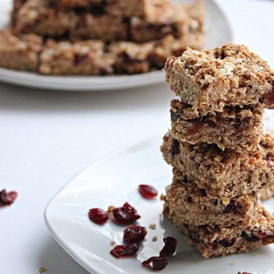 Cranberry Oatmeal Bars