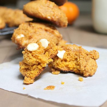 White Chocolate Pumpkin Cookies