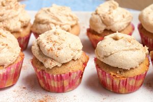 Snickerdoodle Cupcakes with Brown Sugar Buttercream