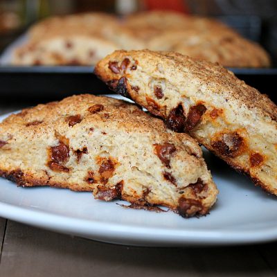 Cinnamon Eggnog Scones