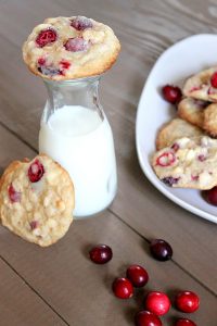 Cranberry White Chocolate Oat Cookies