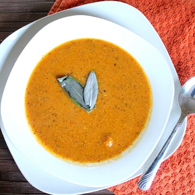 Butternut Squash and Spicy Sausage Soup
