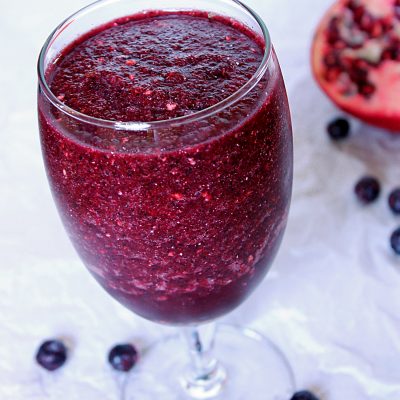 Blueberry Pomegranate Slushie