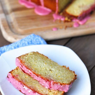 Blood Orange Glazed Loaf Cake