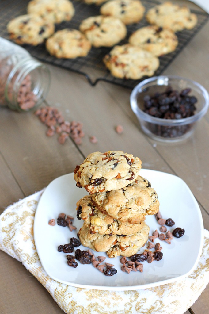 Cinnamon Raisin Walnut Oatmeal Cookies | Fabtastic Eats
