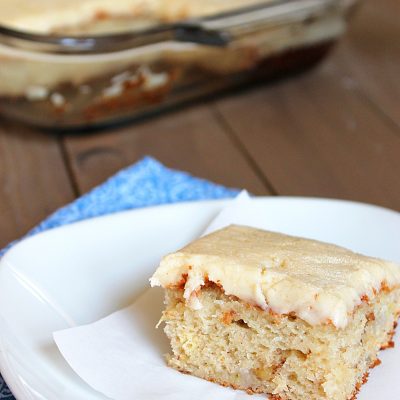 Banana Cake with Brown Butter Frosting