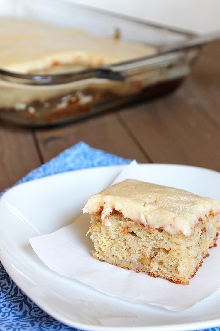Banana Cake with Brown Butter Frosting
