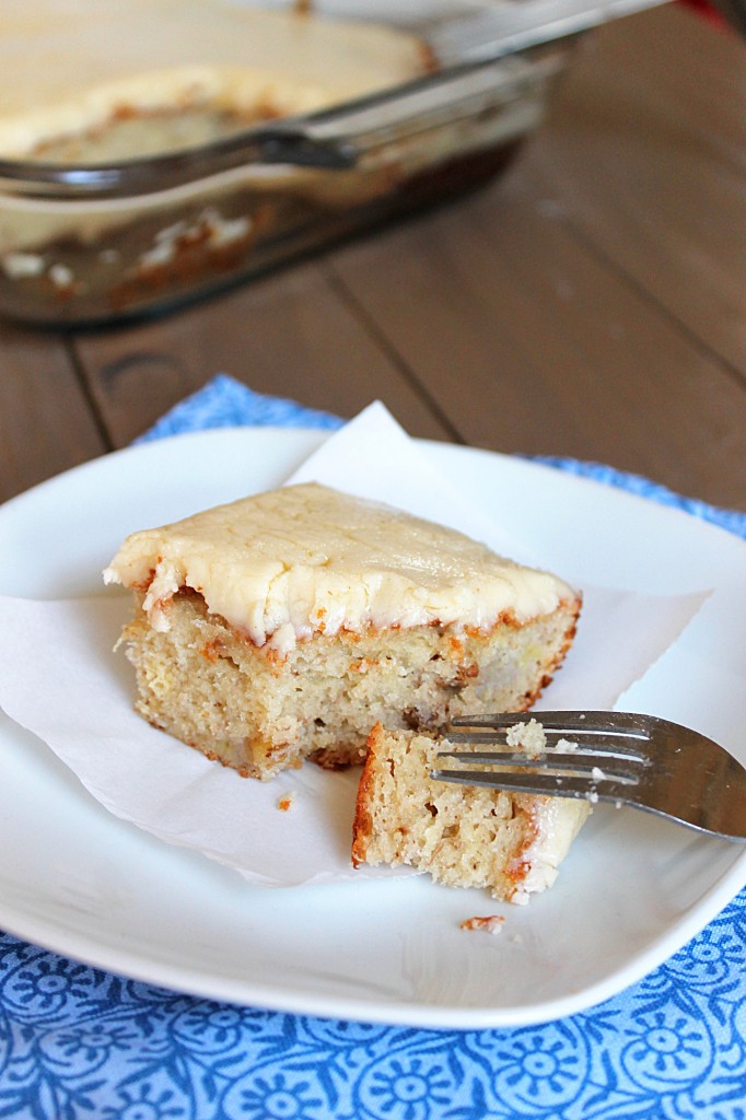 Banana Cake with Brown Butter Frosting