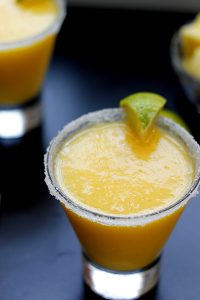 Frozen Pineapple Mango Margarita | Fabtastic Eats