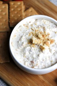 Toasted Coconut Cheesecake Dip
