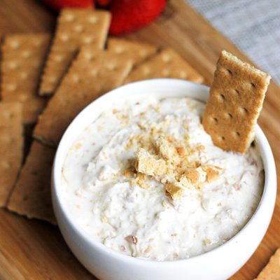 Toasted Coconut Cheesecake Dip