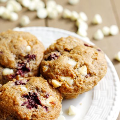 Blackberry White Chocolate Muffins