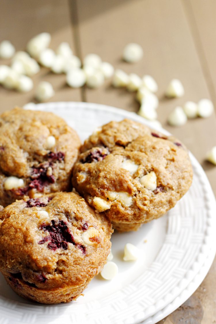 Blackberry White Chocolate Muffins