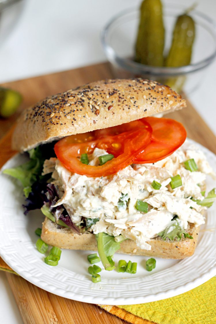 Lighter Ranch Chicken Salad Sandwich