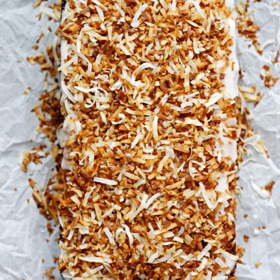Coconut Grapefruit Loaf Cake