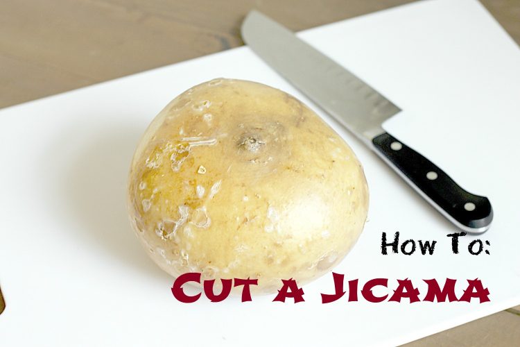 How TO Cut a Jicama