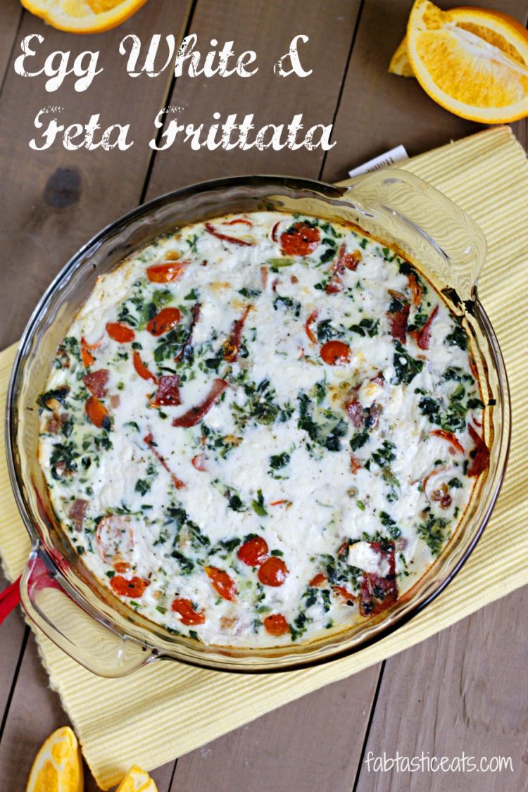 Eggwhite and Feta Frittata