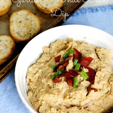 Roasted Cauliflower Garlic and White Bean Dip