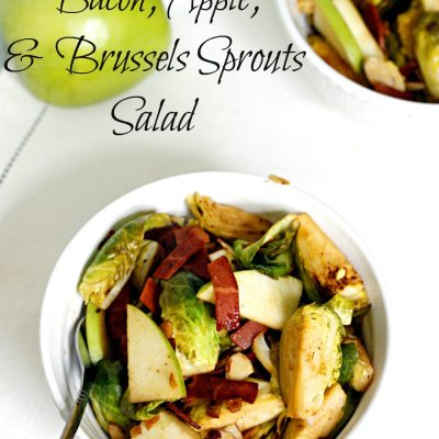 Bacon, Apple, and Brussels Sprouts Salad