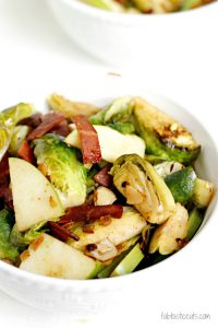 Bacon, Apple, and Brussels Sprouts Salad