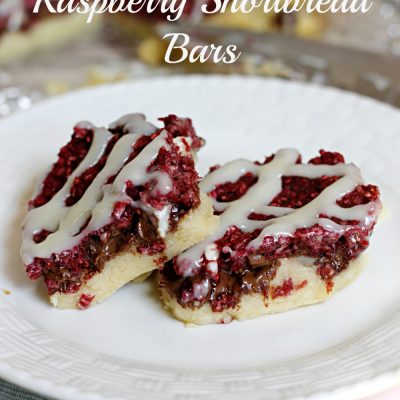 Double Chocolate Raspberry Shortbread Bars