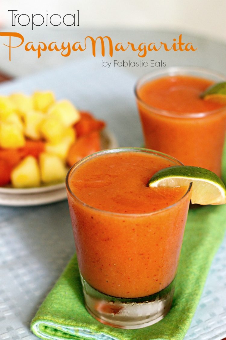 Tropical Papaya Margarita