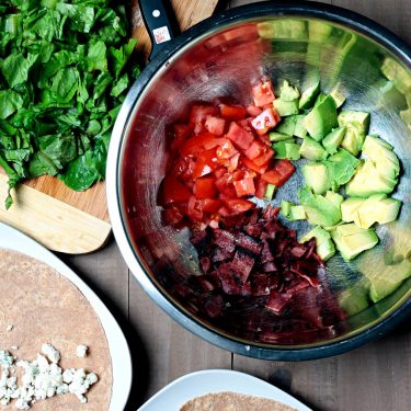 B.L.A.T. Wraps with a Dijon Vinaigrette