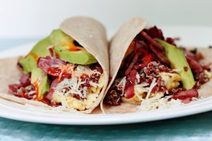 Quinoa and Avocado Breakfast Tacos