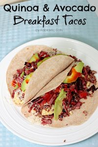 Quinoa and Avocado Breakfast Tacos