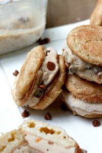 Snickerdoodle Biscoff Ice Cream Sandwiches