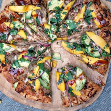 BBQ Pulled Pork & Mango Pizza