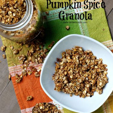 Pumpkin Spice Granola | Fabtastic Eats