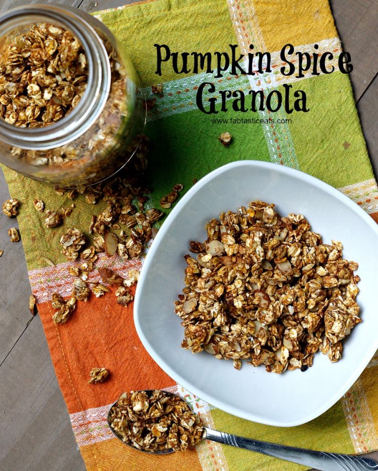 Pumpkin Spice Granola | Fabtastic Eats