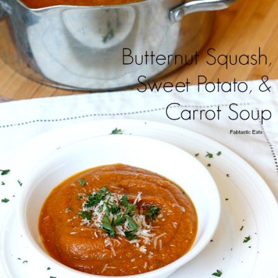 Butternut Squash, Sweet Potato, and Carrot Soup