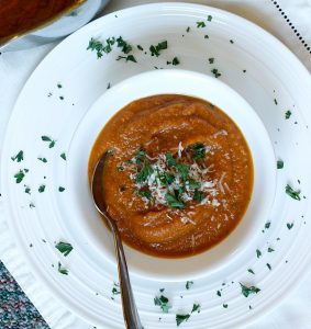 Butternut Squash, Sweet Potato, and Carrot Soup | Fabtastic Eats