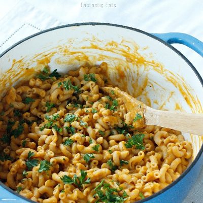 Creamy Butternut Squash and Sweet Potato Pasta