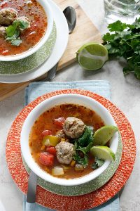 Mexican Meatball Soup | Fabtastic Eats