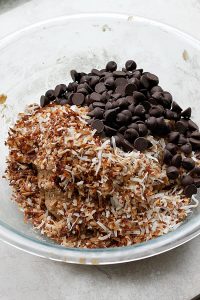 Coconut, Almond Butter, Mascarpone Chocolate Chip Cookies | Fabtastic Eats