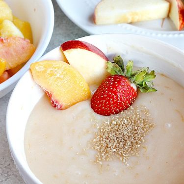 Grapefruit-Champagne Fruit Dip | Fabtastic Eats