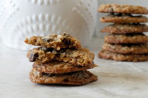 Oatmeal Coconut Chocolate Chip Cookies | Fabtastic Eats