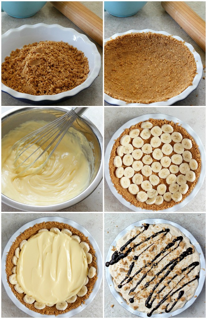 Peanut Butter Banana Cream Pie | Fabtastic Eats