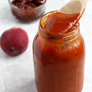 Chipotle Peach BBQ Sauce | Fabtastic Eats
