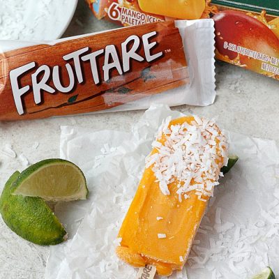 Fruttare Frozen Fruit Bars-Mango Lime Coconut!