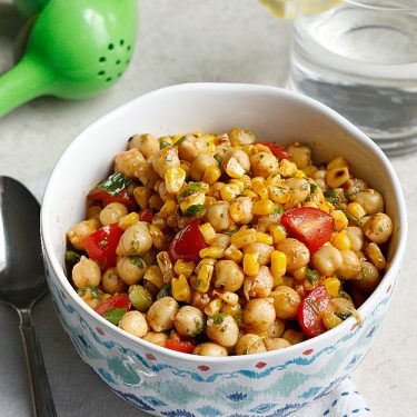 Chili-Lime Chickpea Salad | Fabtastic Eats