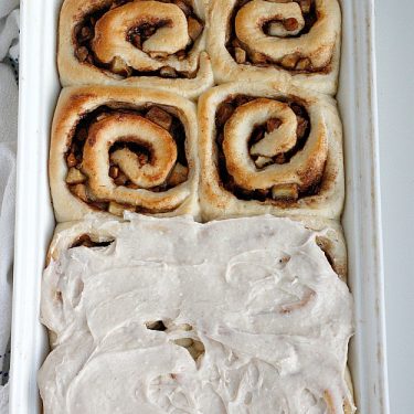 Apple Pie Cinnamon Rolls | Fabtastic Eats