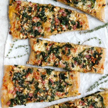 Pancetta, Kale, & Pumpkin Flatbread| Fabtastic Eats