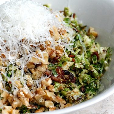 Warm Brussels Sprouts and Bacon Salad | Fabtastic Eats